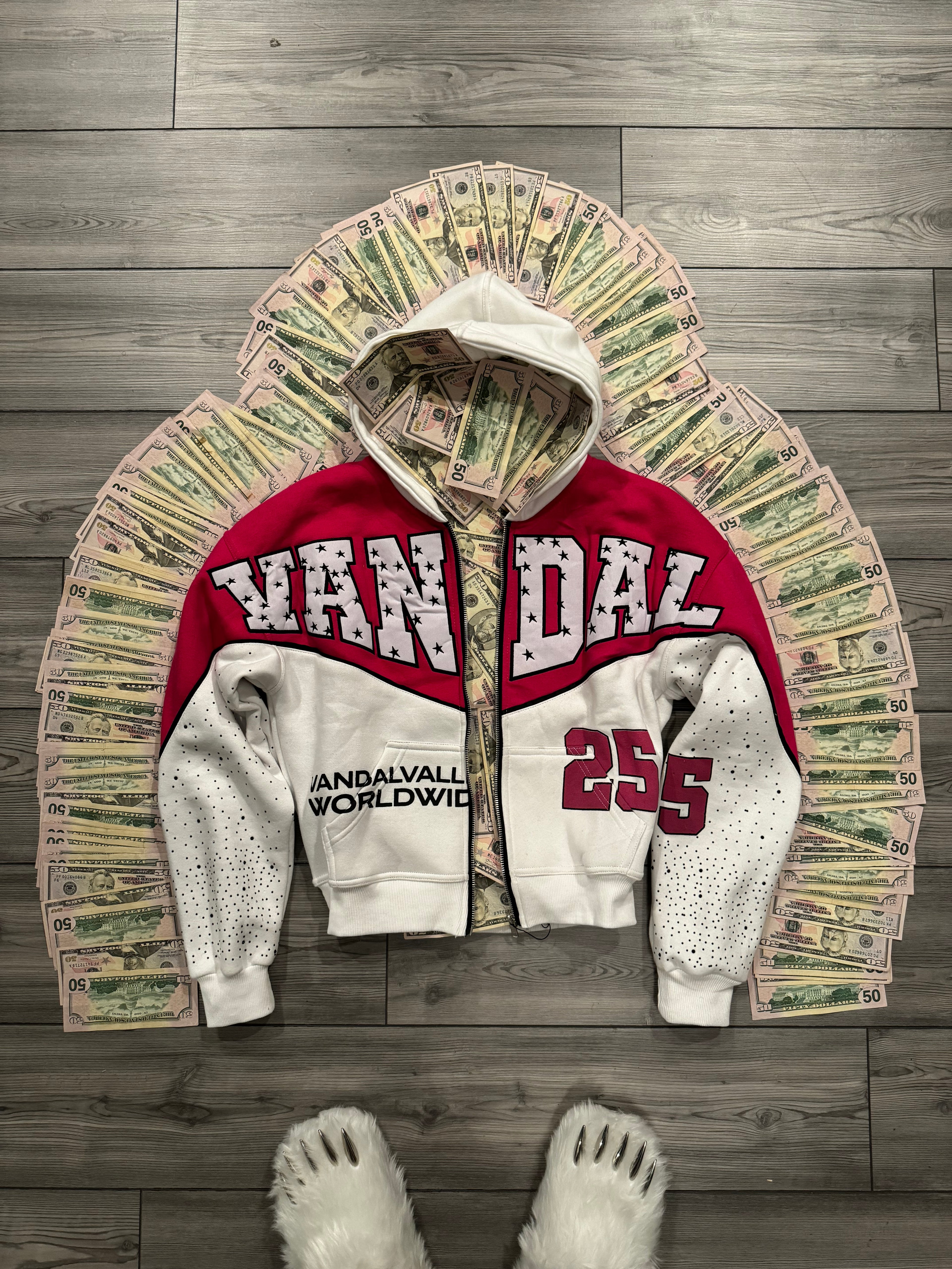 Vandal Valley Zip Up - Pink