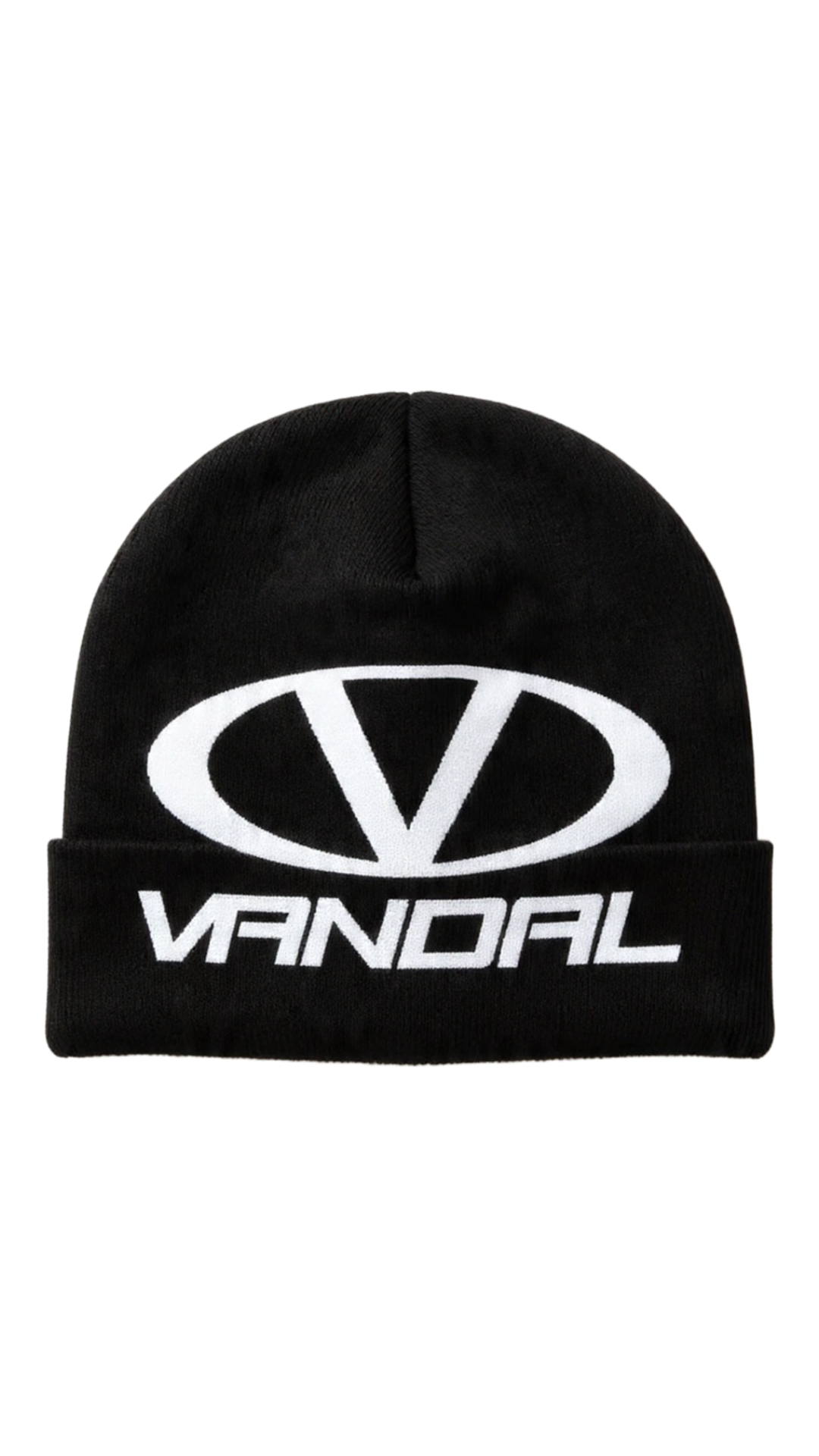 Black Vandal Logo Beanie