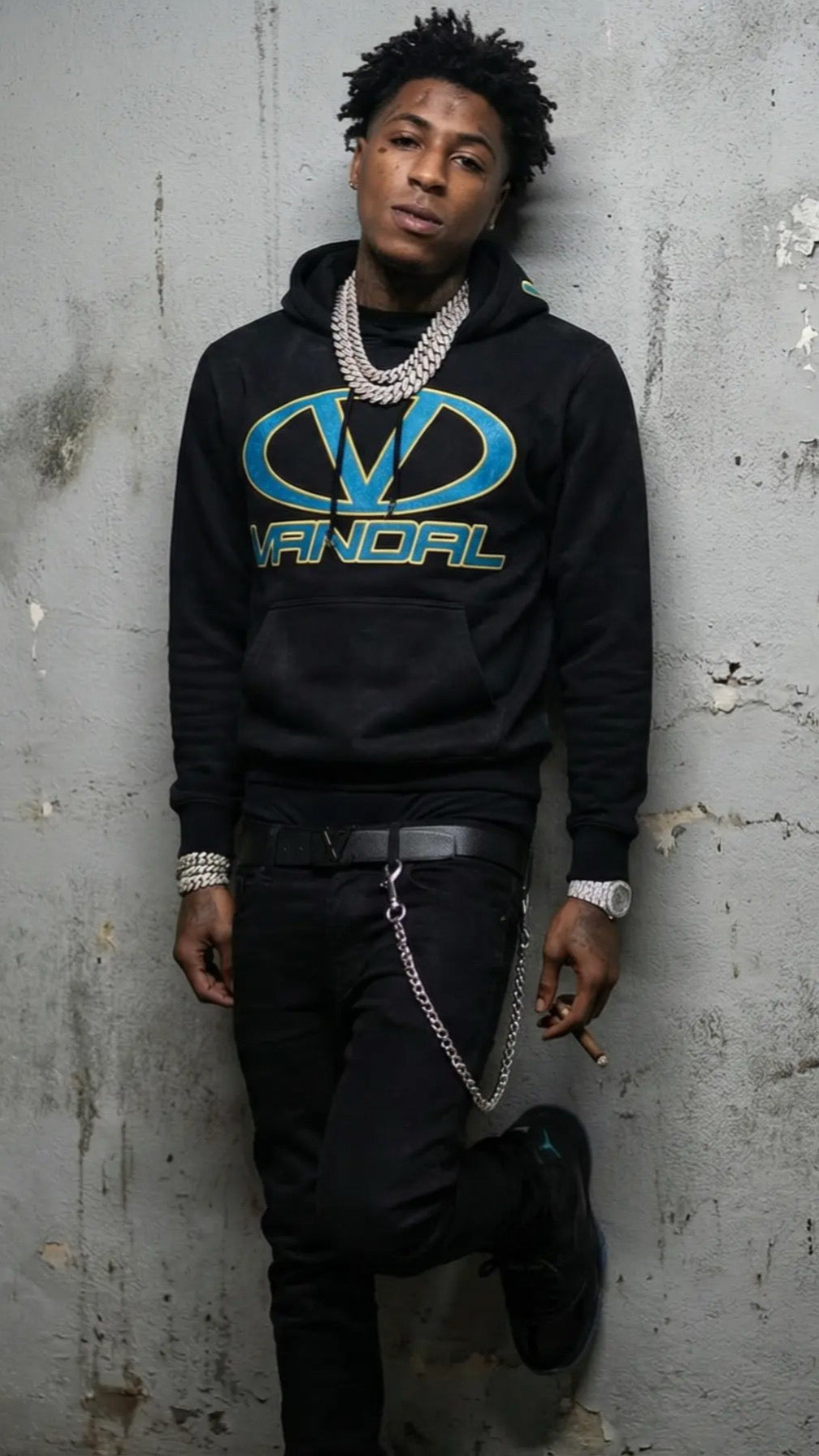 Gamma Vandal Logo Hoodie