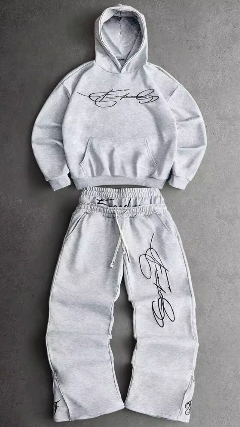 Fearless Double Waist Set - Grey