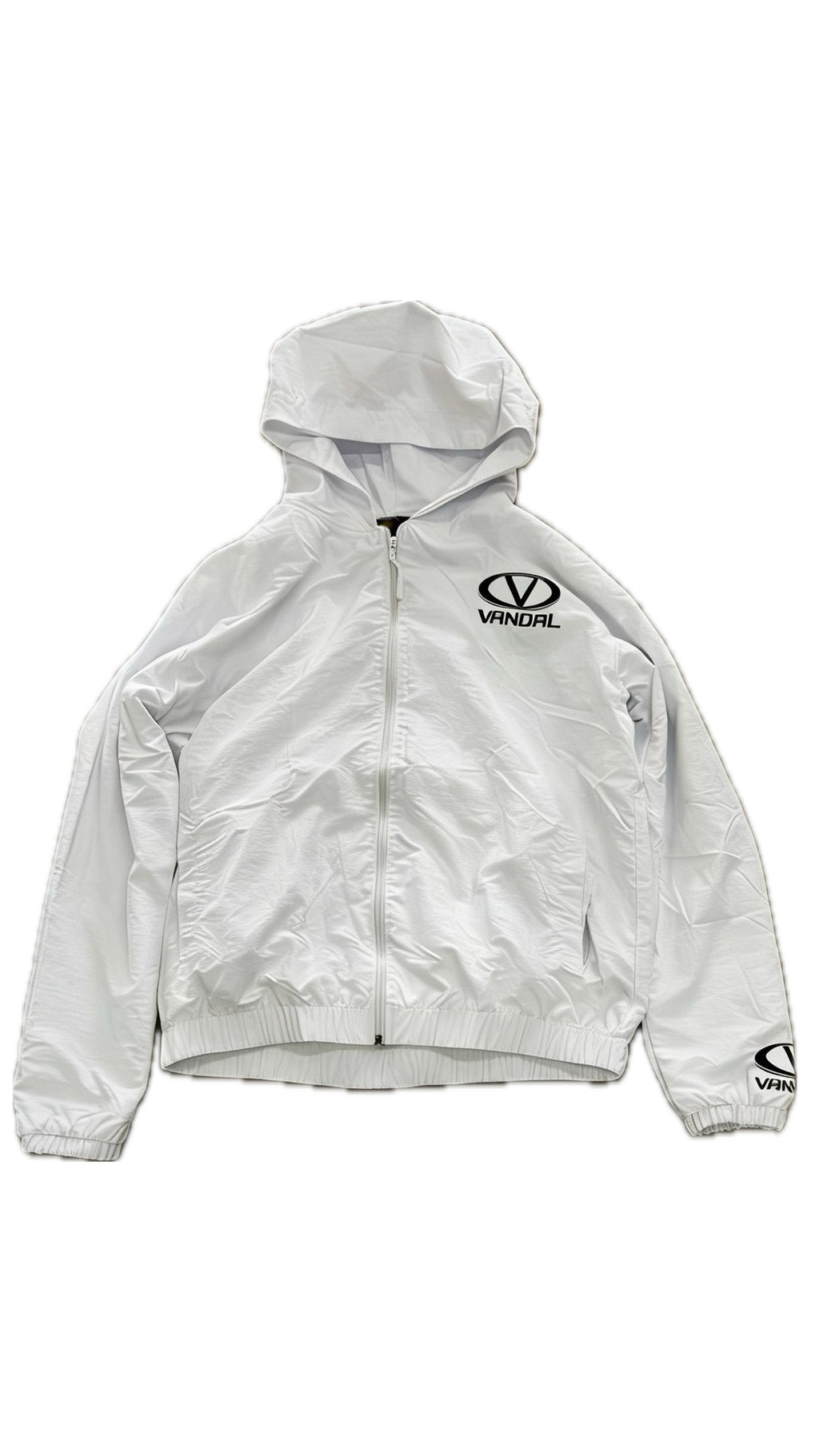 Vandal Logo ZipUp - White