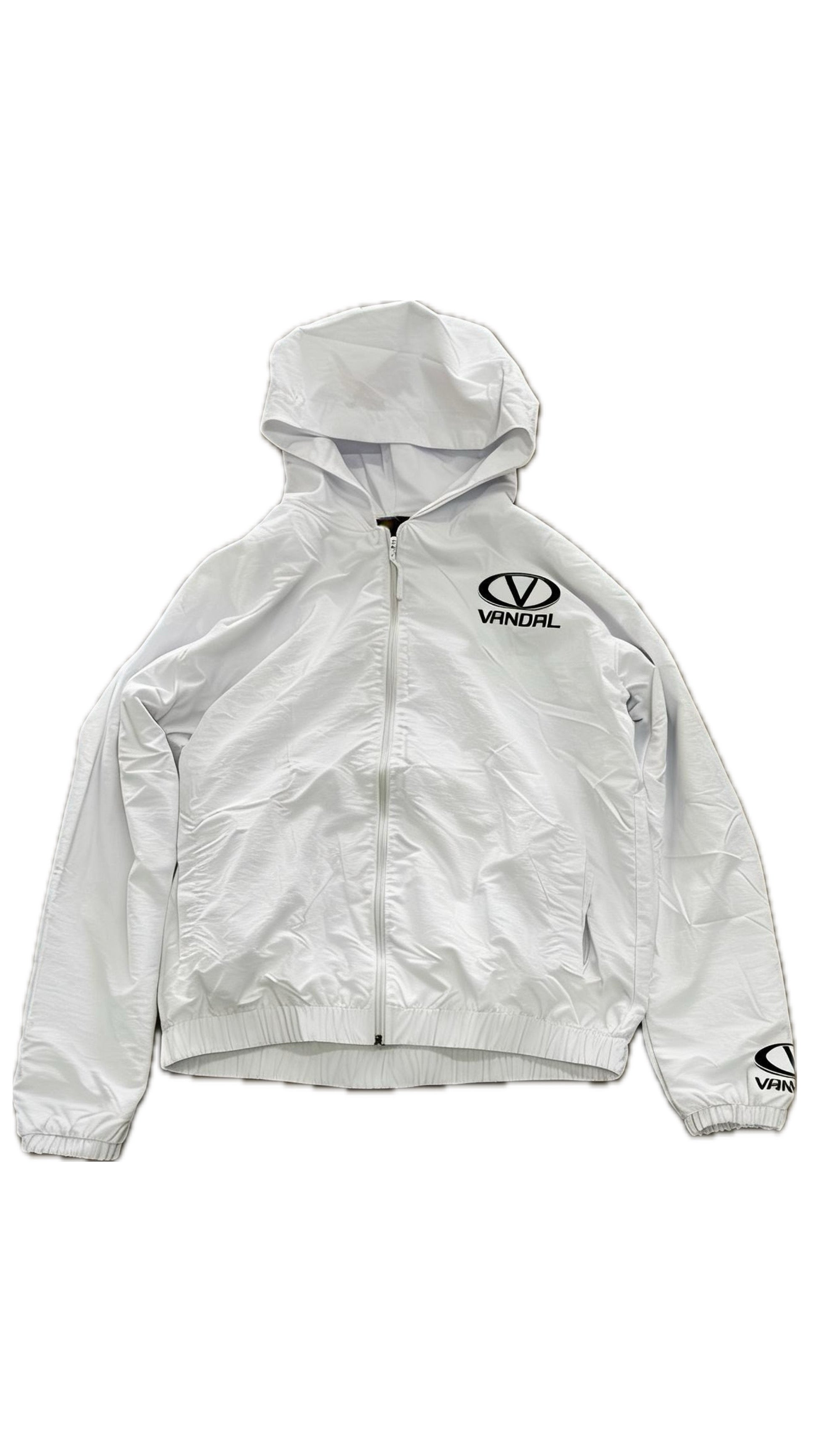 Vandal Logo ZipUp - White
