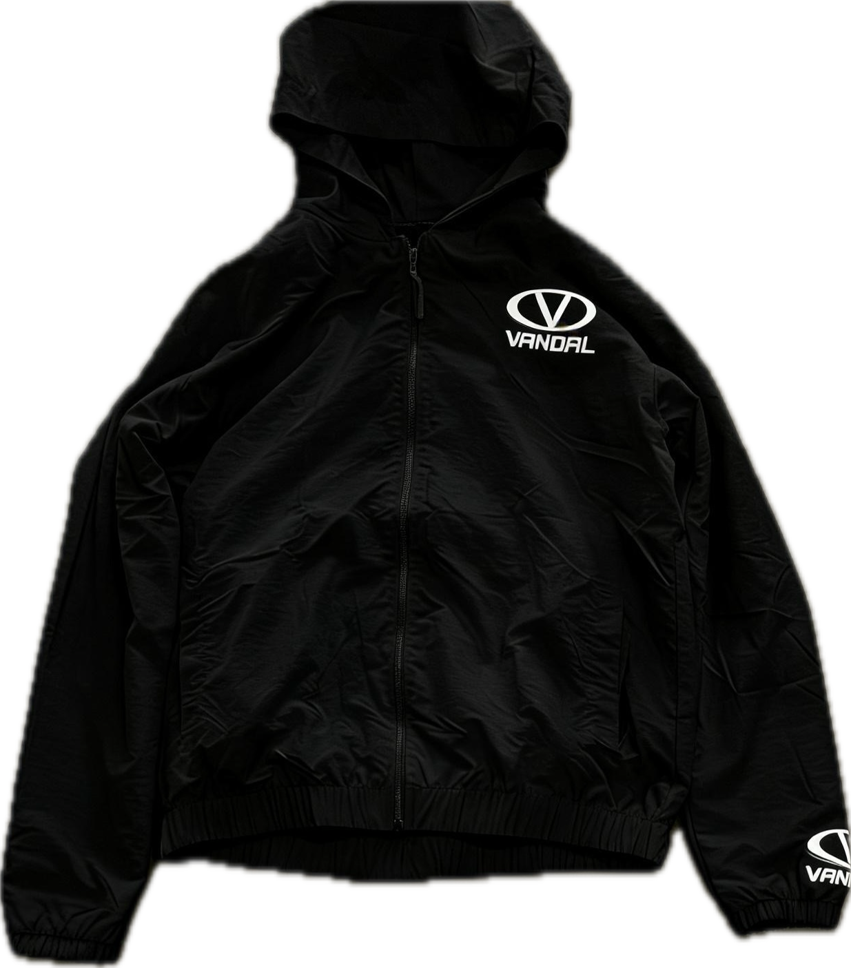 Vandal Logo ZipUp - White